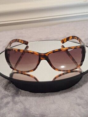 Tortoiseshell DG Fashion Only Oversized Women’s Sunglasses - Brown Lenses